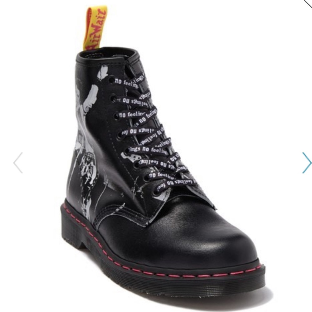 SEX PISTOLS X DR MARTENS BLK LEATHER LACE-UP BOOT - Picture 3 of 7